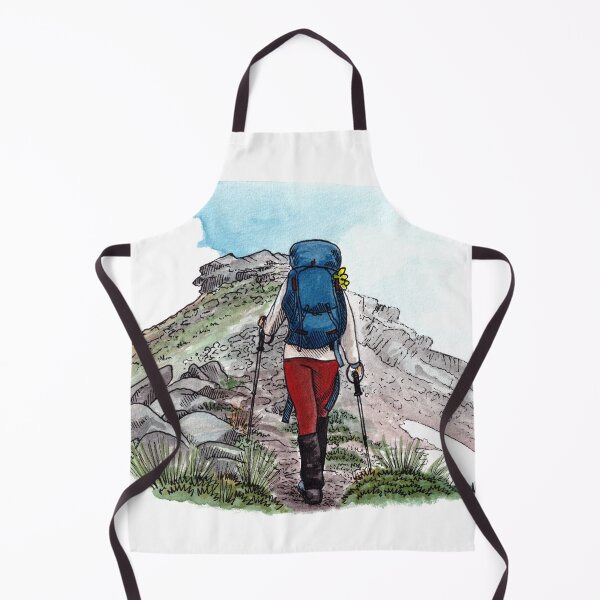 Item preview, Hiking watercolour designed and sold by Tom Napper Design.