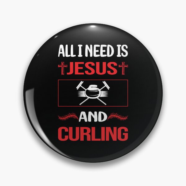 Item preview, Funny Jesus Curling designed and sold by DougPoulos.