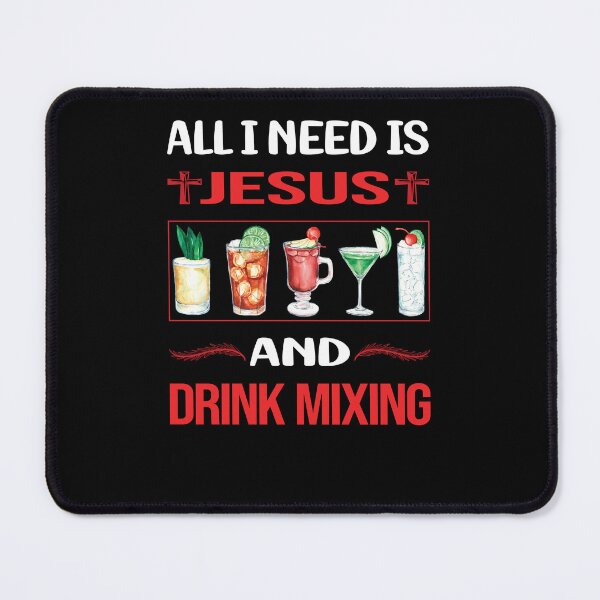 Item preview, Funny Jesus Drink Mixing Mixologist Mixology Cocktail Bartending Bartender designed and sold by DougPoulos.