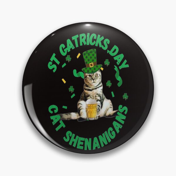 Item preview, Cat Shenanigans for the Cat lover, Let The Shenanigans Begin, Lucky Shamrock Irish Culture, Shenanigans Squad   designed and sold by Adri Barnard.