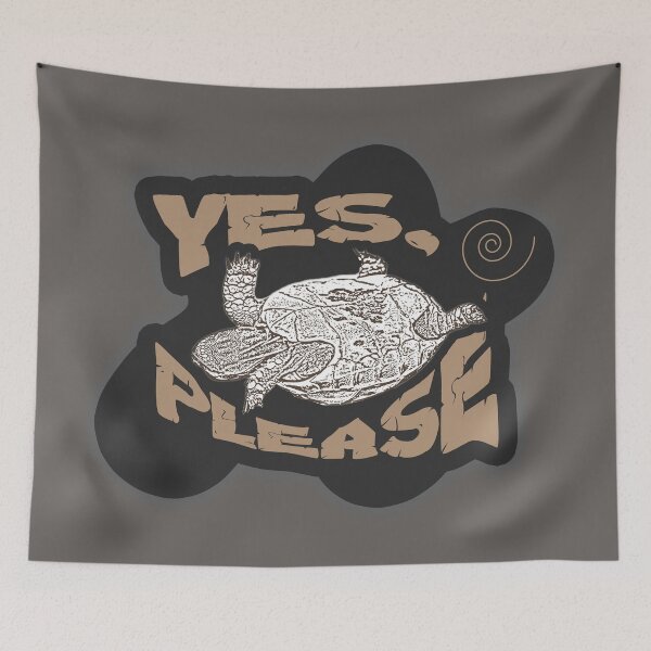 Item preview, Yes Please - Turtle designed and sold by Tatzki-Design.
