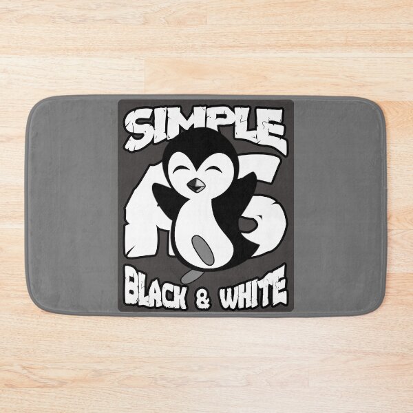 Item preview, Simple As Black and White - Penguin designed and sold by Tatzki-Design.