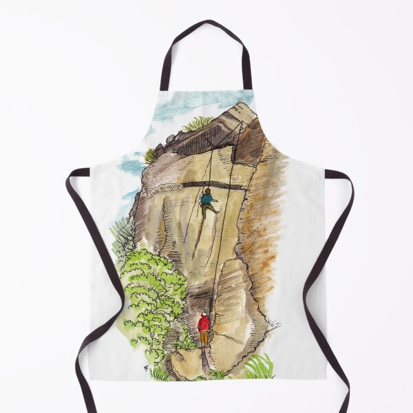 Item preview, Climbing Watercolour - Hospital Flats designed and sold by Tom Napper Design.