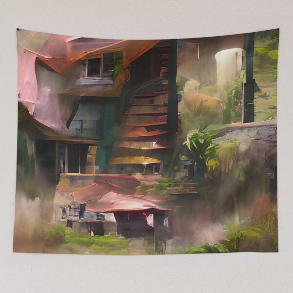 Item preview, house,nature,art,beaty,landscape,picture designed and sold by PrintArtBank.