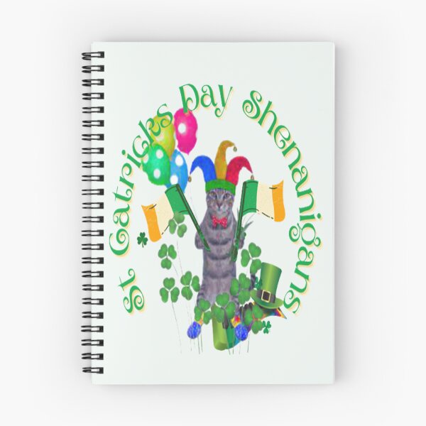 Item preview, St Catricks Day Shenanigans for the Cat lover, Let The Shenanigans Begin, Lucky Shamrock Irish Culture, Shenanigans Squad   designed and sold by Adri Barnard.