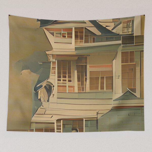 Item preview, house,nature,art,beaty,landscape,picture designed and sold by PrintArtBank.