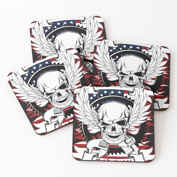 Item preview, Carguy Car-Guy Skull US Flag For Real Men Who Love Cars designed and sold by MyFavorTee.