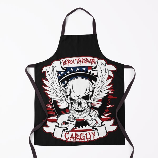 Item preview, Carguy Car-Guy Skull US Flag For Real Men Who Love Cars designed and sold by MyFavorTee.