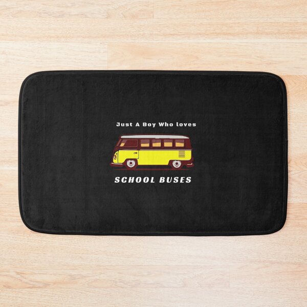 Item preview, Just a Boy Who Loves School Buses designed and sold by samfromsamuel ⭐⭐⭐⭐⭐.