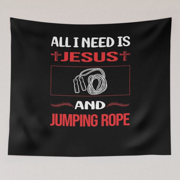 Item preview, Funny Jesus Jumping Rope Jump Skipping Rope designed and sold by FifineCroteau.
