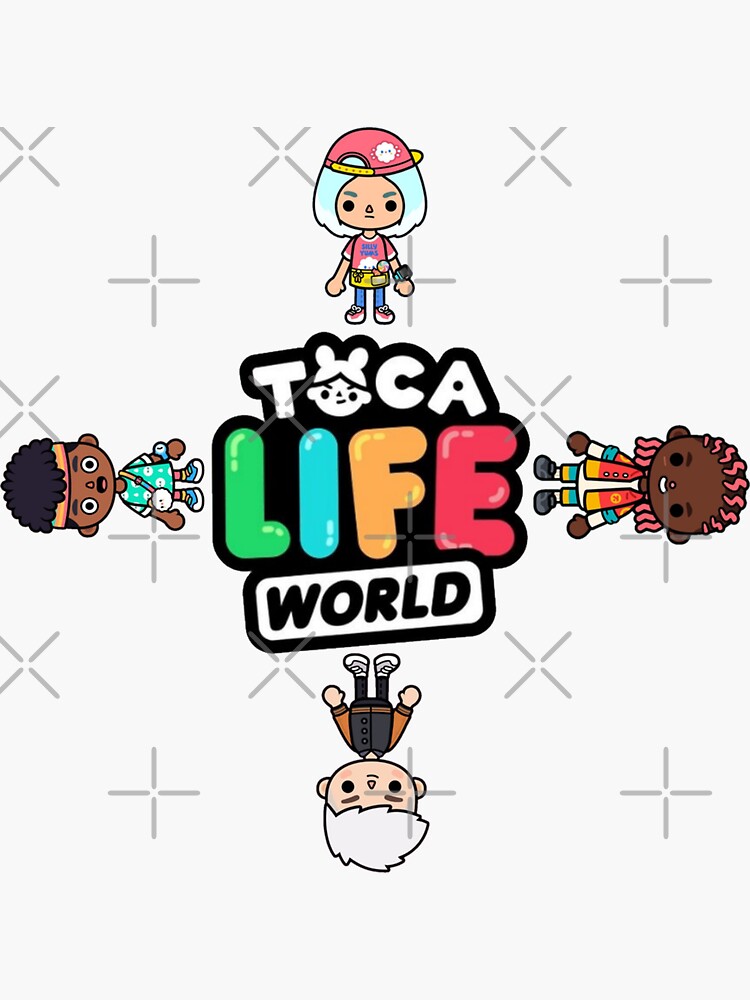 toca boca pack Sticker for Sale by Pocapoㅤ