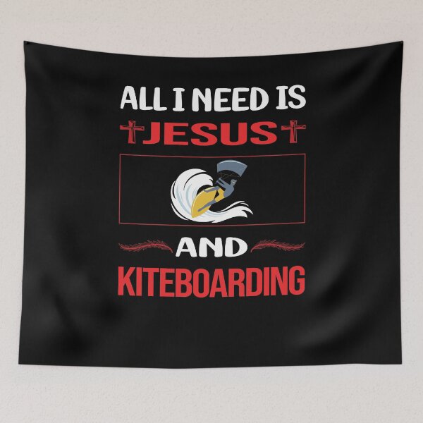 Item preview, Funny Jesus Kiteboarding Kiteboard Kiteboarder designed and sold by FifineCroteau.