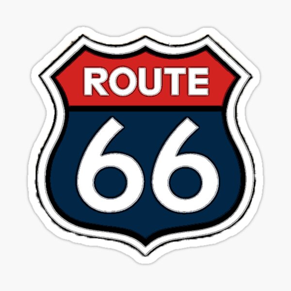 Item preview, Route 66 Logo designed and sold by DOKISmerch.