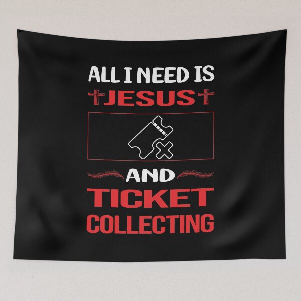 Item preview, Funny Jesus Ticket Collecting Tickets designed and sold by SunnyShop123.