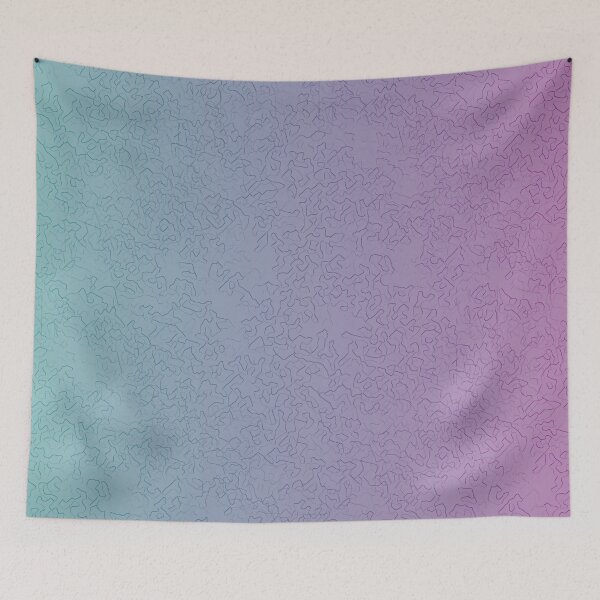 Item preview, Emboss Decorative Pattern Teal and Purple Gradient designed and sold by AraljanFusion.