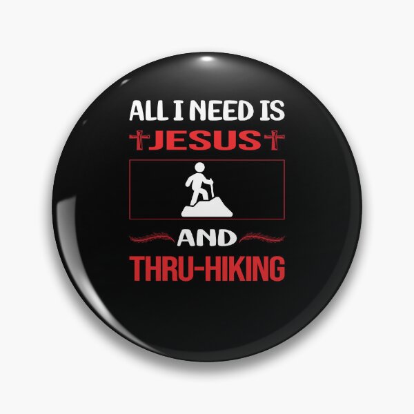 Item preview, Funny Jesus Thru-Hiking Thru Hiking Hike Hiker designed and sold by SunnyShop123.