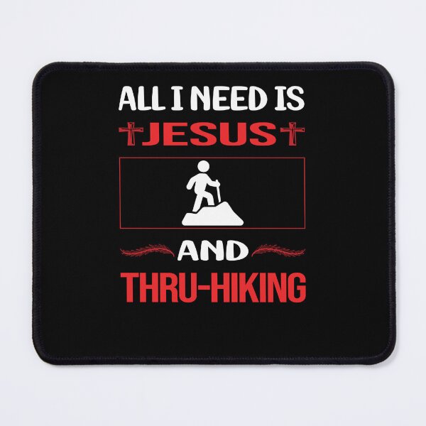 Item preview, Funny Jesus Thru-Hiking Thru Hiking Hike Hiker designed and sold by SunnyShop123.