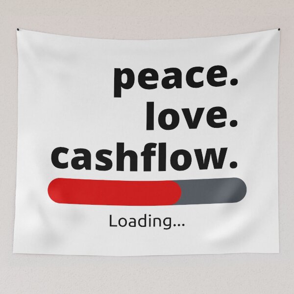 Item preview, Peace love and cashflow loading  designed and sold by KingsManKind.