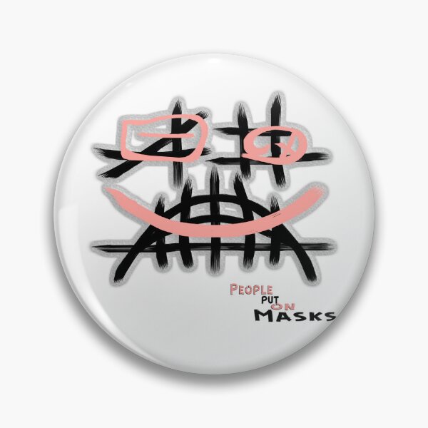 Item preview, People Put On Masks, Smile, Abstraction, Duality, Sad, designed and sold by Maculele.