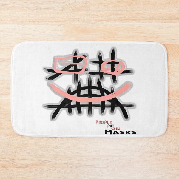 Item preview, People Put On Masks, Smile, Abstraction, Duality, Sad, designed and sold by Maculele.
