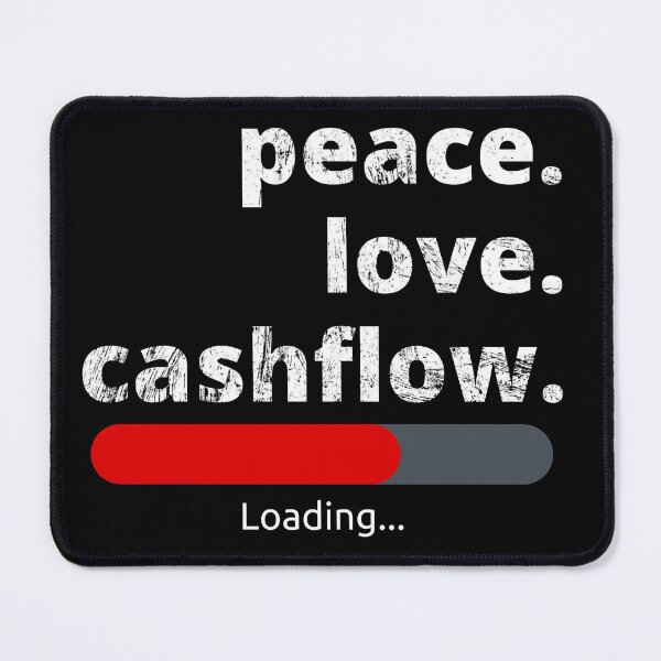 Item preview, Peace love and cashflow loading distressed designed and sold by KingsManKind.