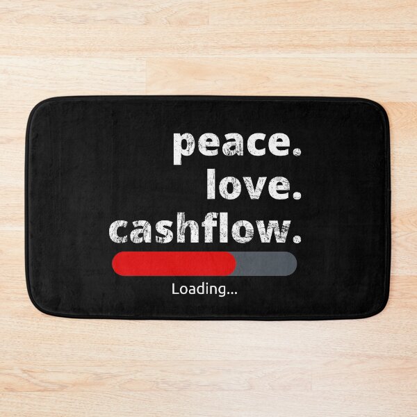 Item preview, Peace love and cashflow loading distressed designed and sold by KingsManKind.