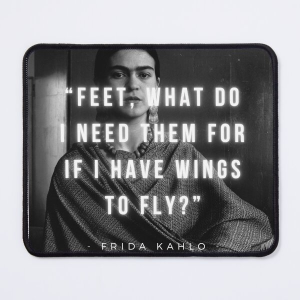 Item preview, Feet, what do I need them for If I have wings to fly | Frida Kahlo | Art | Painter designed and sold by iwaya-bazaar.