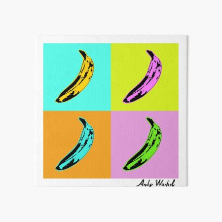 Item preview, Banana Andy Wahrol pop art style designed and sold by BandyInk.
