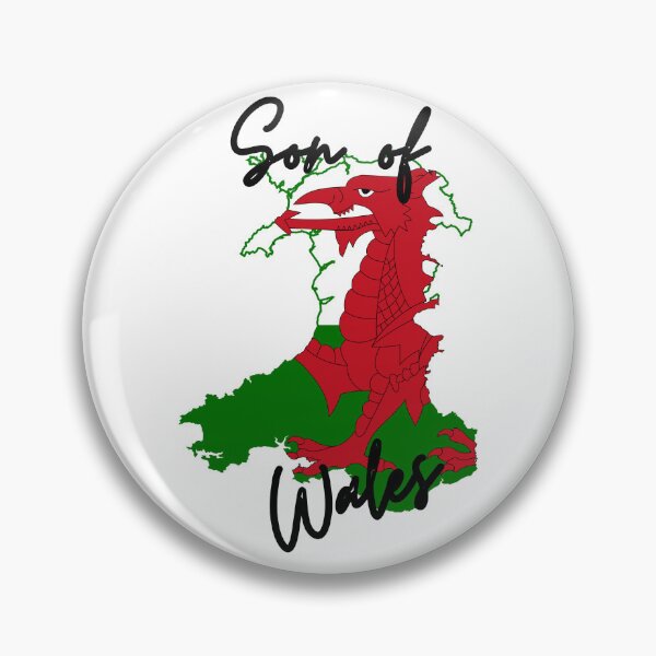 Item preview, Son of Wales Map Flag designed and sold by NovawayDirect.