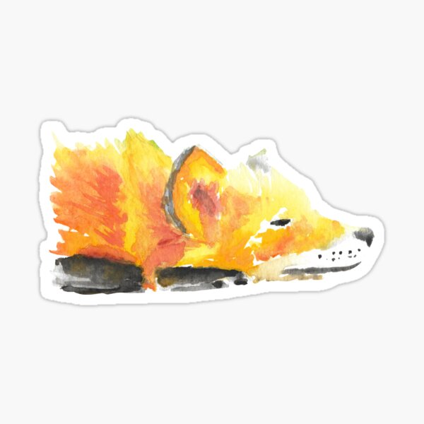 Item preview, Sleeping Fox designed and sold by SabinasArts.
