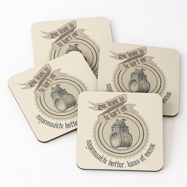 Item preview, Afrikaans, Die lewe is te kort Afrikaans art design designed and sold by Hypnotees.
