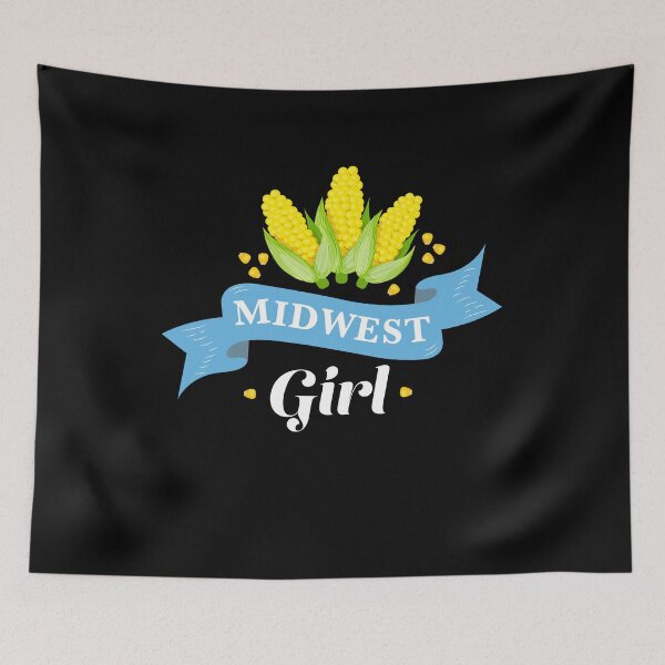 Item preview, Midwest Girl Corncob American Midwestern Girl designed and sold by SuperFreshArt.
