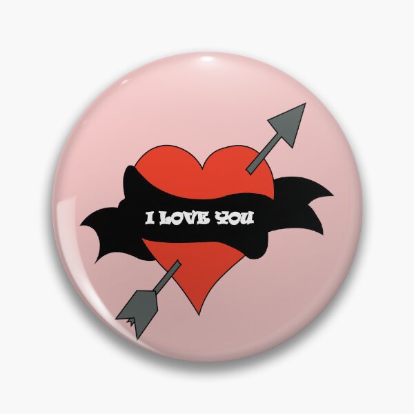 Item preview, I love you heart designed and sold by mixtape80.
