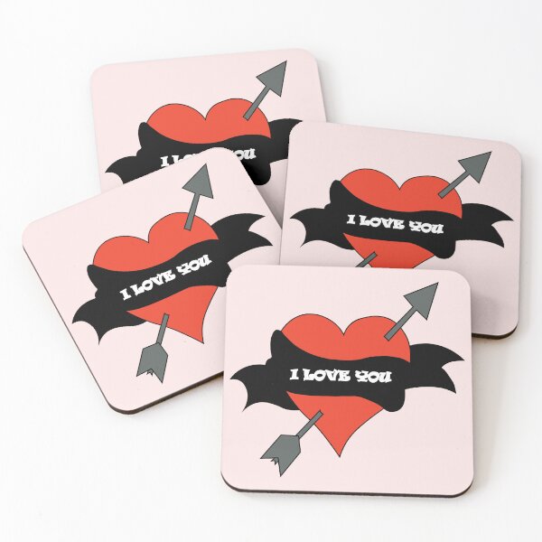 Item preview, I love you heart designed and sold by mixtape80.
