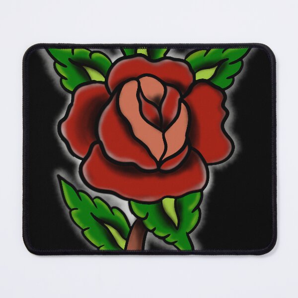 Item preview, Old school rose tattoo designed and sold by X1810x.