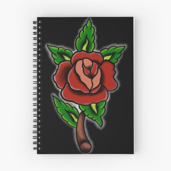 Item preview, Old school rose tattoo designed and sold by X1810x.