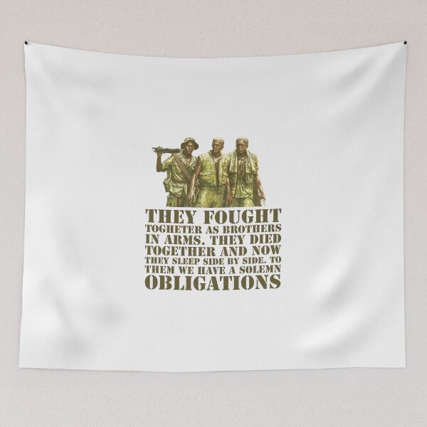 Item preview, Vietnam Veterans Memorial - USA - WAR - They fought tighter as brother in arms  designed and sold by Tropical Blood.