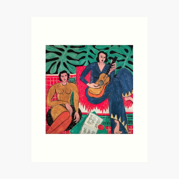Henri Matisse - The Music (La Musique) Art Print