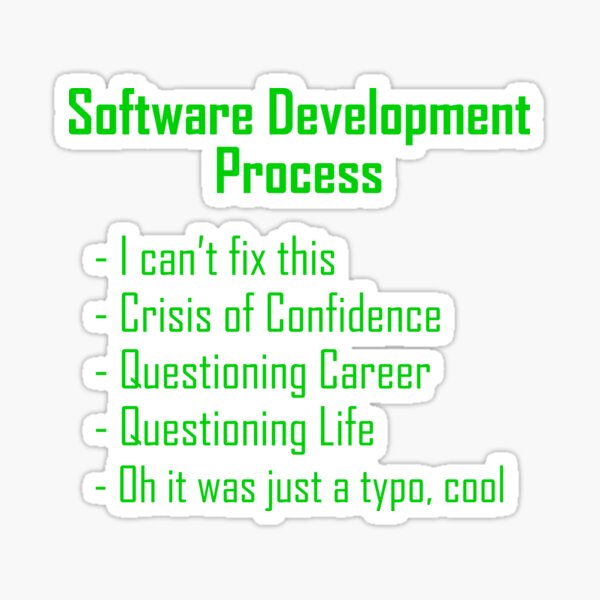 Item preview, Software Development Humour - Green Design designed and sold by ManoliMerch.