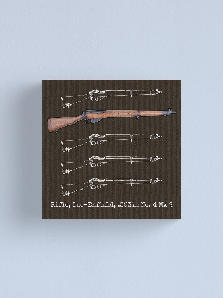 Rifle, Lee-Enfield, .303in No. 4 Mk 2 Greeting Card for Sale by NorthAngle