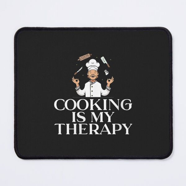 Item preview, Womens Cooking is my Therapy Kitchen Culinary Cook V-Neck designed and sold by JakariEzer.