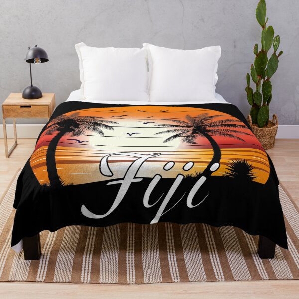 Item preview, Vintage Fiji Palm Trees Summer Beach designed and sold by travelesque.