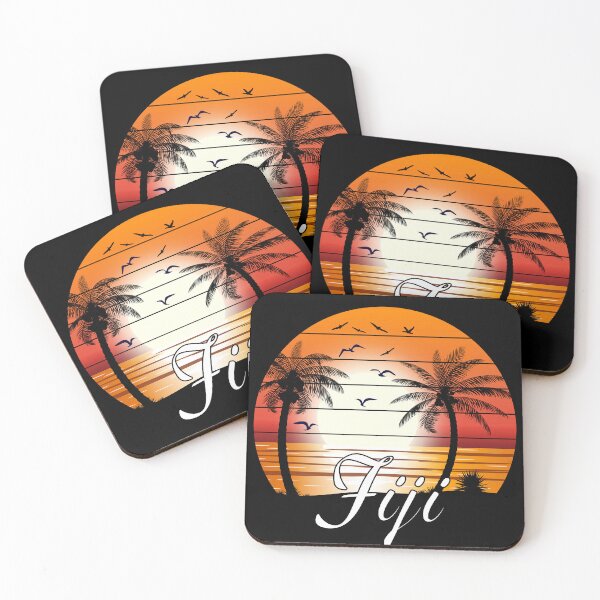 Item preview, Vintage Fiji Palm Trees Summer Beach designed and sold by travelesque.
