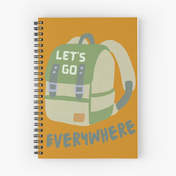 Item preview, Let's Go Everywhere, with Backpack. designed and sold by Coralgb.