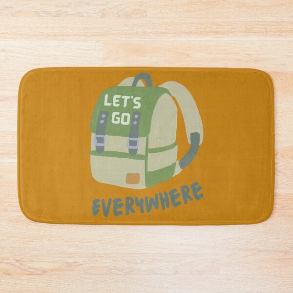 Item preview, Let's Go Everywhere, with Backpack. designed and sold by Coralgb.