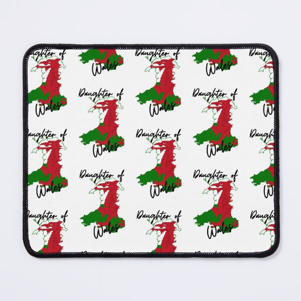 Item preview, Daughter of Wales Map Flag designed and sold by NovawayDirect.