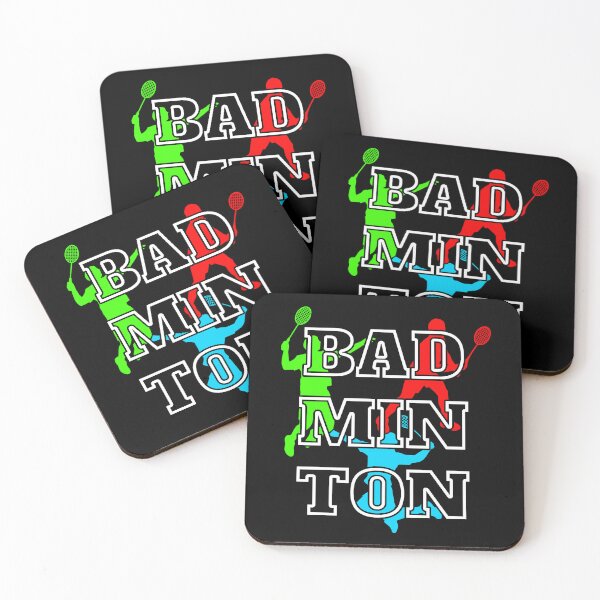 Item preview, Badminton lettering and badminton silhouette designed and sold by KreativeIdeen.
