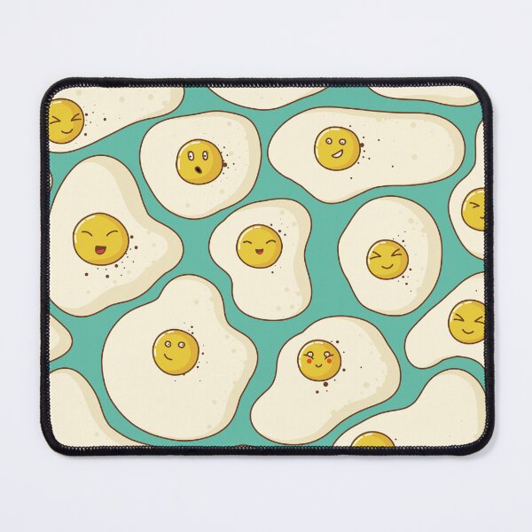 Item preview, Kawaii Fried Eggs Pattern designed and sold by space-kitten.