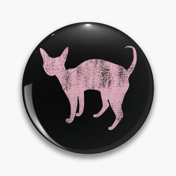 Item preview, Devon Rex Cat pink silhouette designed and sold by Tanya Mihe.
