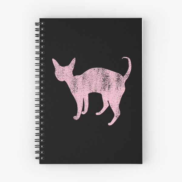 Item preview, Devon Rex Cat pink silhouette designed and sold by Tanya Mihe.